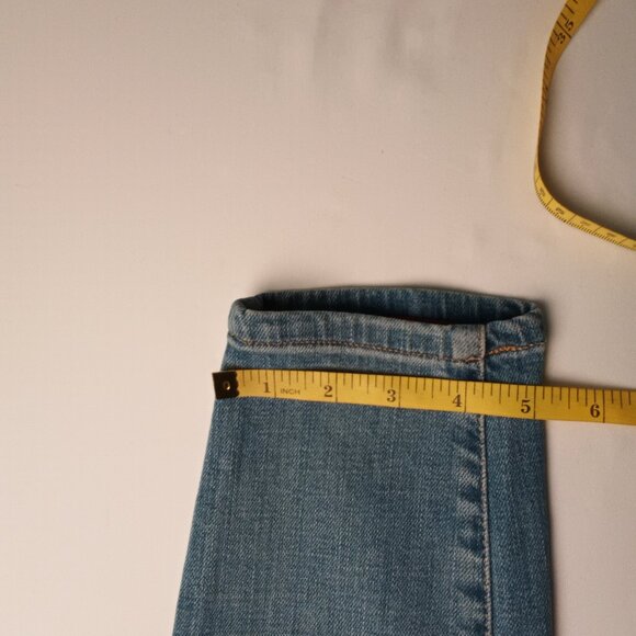 Tommy Hilfiger Jeans Size 4 Low Rise Skinny Leg Medium Wash Geometric Detail - Picture 10 of 10